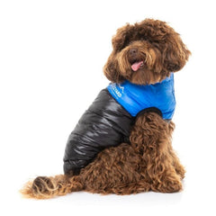 FuzzYard East Harlem Puffer Dog Jacket - Blue