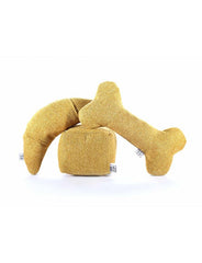 Wooldog Dog Chew Toy Set In Mustard