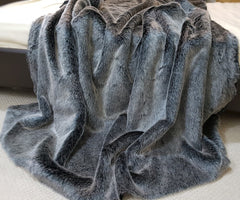  Luxury Faux Fur Pet Blanket Arctic Wolf