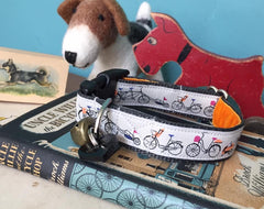 Waggo Wiggins Bicycles Designer Dog Collar | Scrufts