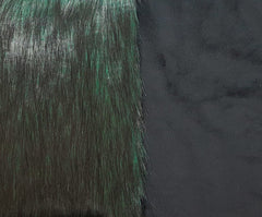  Luxury Faux Fur Pet Blanket Emerald Black