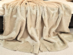 Luxury Faux Fur Pet Blanket Honey Blonde