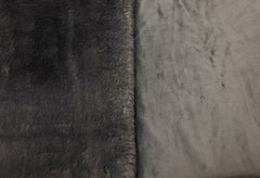 Luxury Faux Fur Pet Blanket Slate Grey