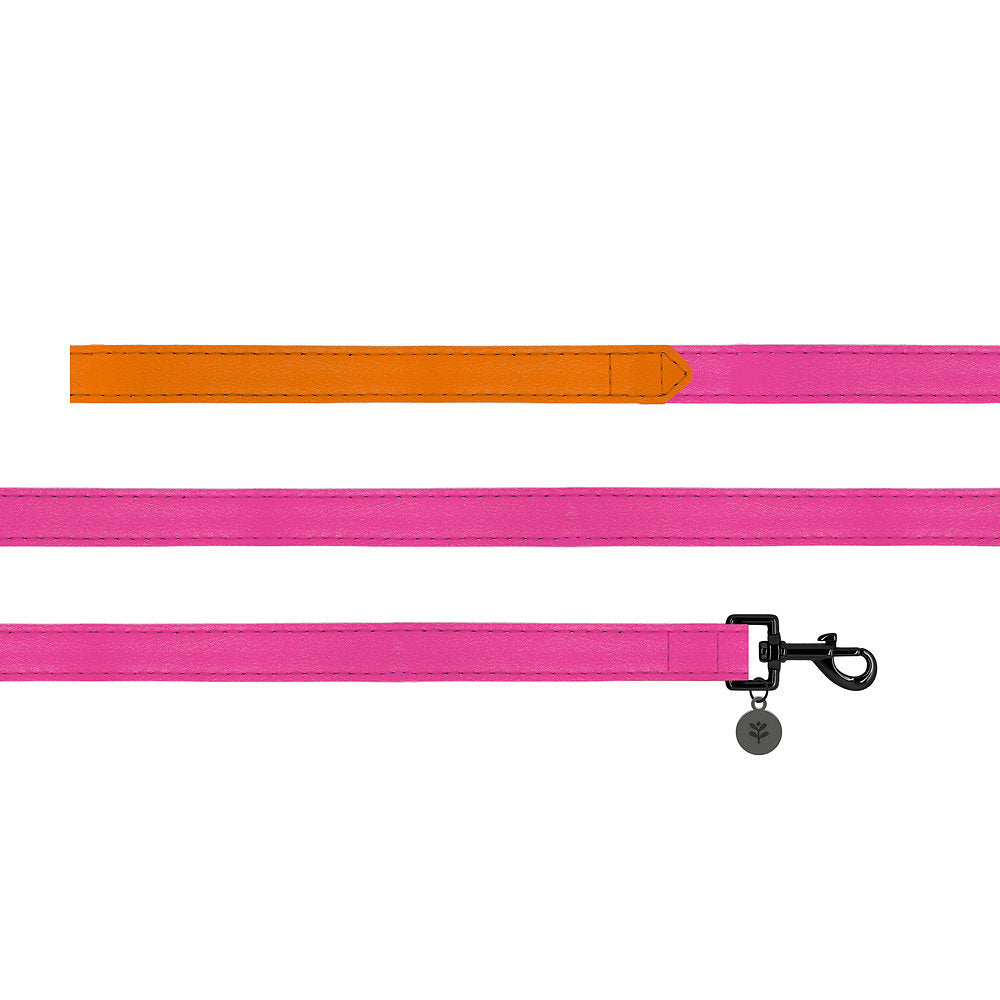 Pink Colour Block Dog Lead