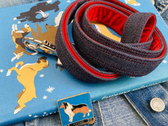 Levi Denim Designer Dog Lead