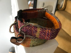 Ginger Harris Tweed Designer Dog Collar