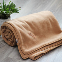 Personalised Double Fleeced Pet Blanket And Pillow Set Tan by Miaboo