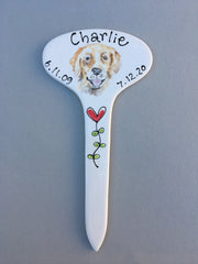 Personalised Ceramic Memorial Marker For Pets