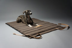 Fosser Travel Dog Mat In Brown by Labbvenn