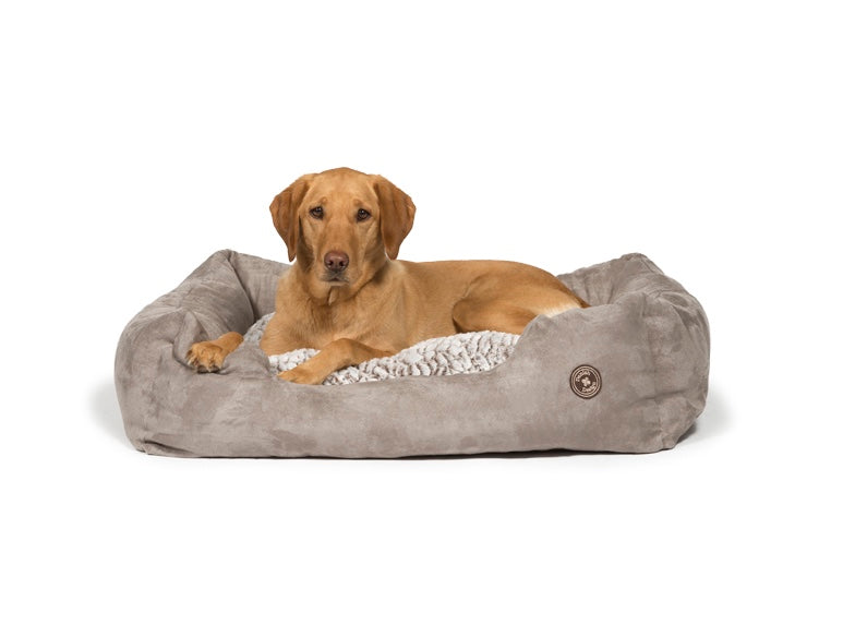 Arctic Grey Snuggle Dog Bed by Danish Design