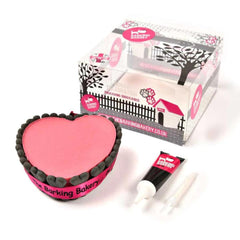 Barking Bakery Pink Heart Shaped Cake For Dogs