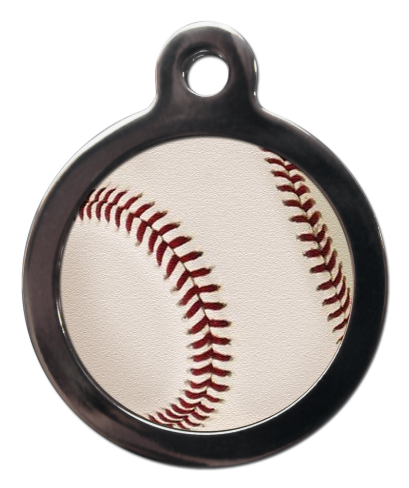 Baseball Dog ID Tag