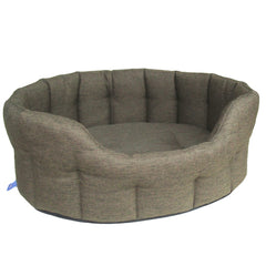 Tweed Basket Weave Softee Dog Bed