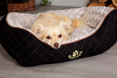 Scruffs Wilton Box Dog Bed Black | Luxury Dog Beds