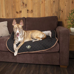 Scruffs Wilton Sofa Dog Bed Black | Luxury Dog Beds