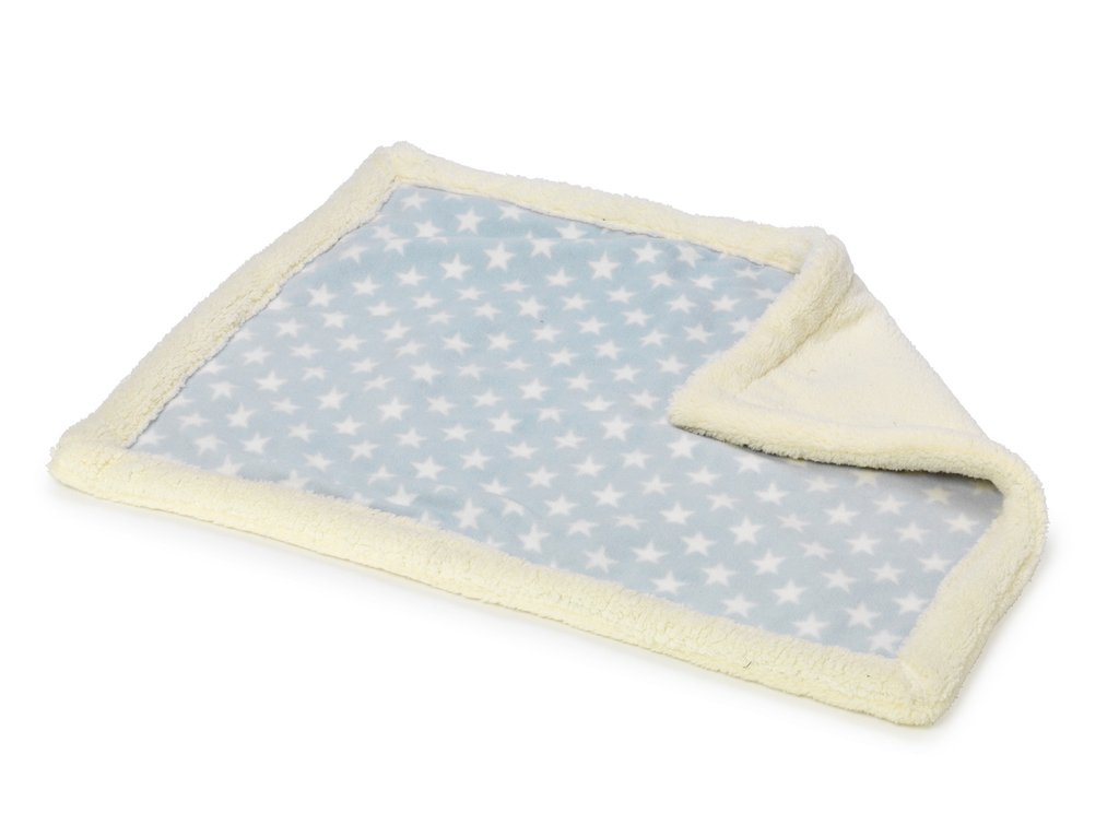 Blue Star Fleece Puppy Blanket by House of Paws