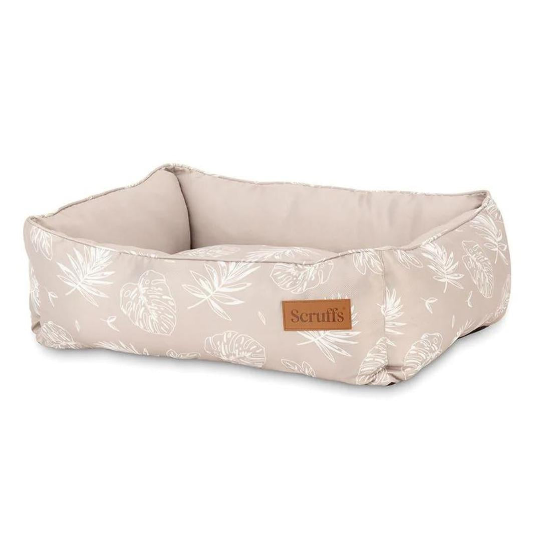Botanical Box Dog Bed - Taupe