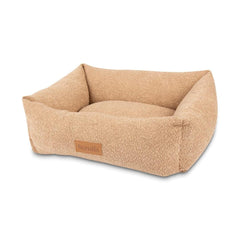 Boucle Box Dog Bed - Desert Brown | Scruffs