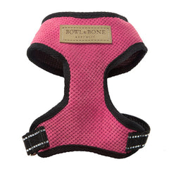 Bowl and Bone Candy Pink Dog Harness
