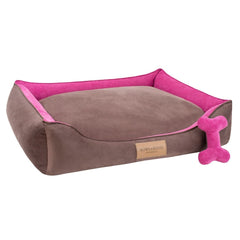 Bowl and Bone Classic Dog Bed Pink
