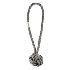 Bowl and Bone Grey Bullet Rope Dog Toy