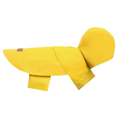 Bowl and Bone Yellow Storm Dog Raincoat