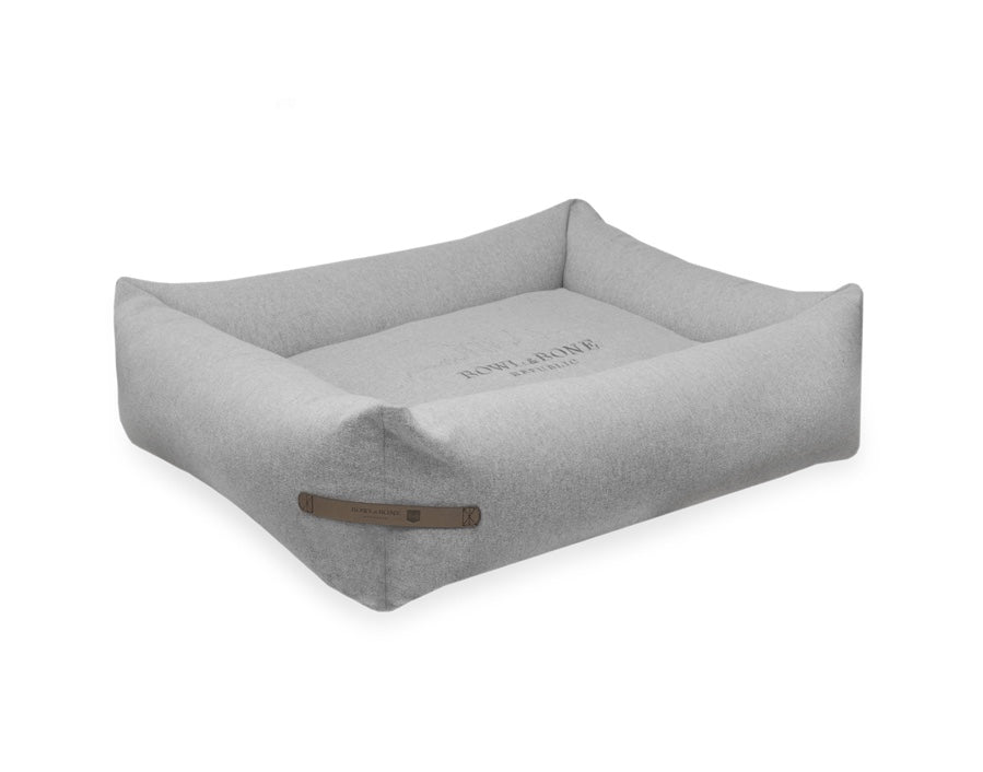 Bowl and Bone Loft Dog Bed Light Grey