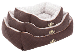 Scruffs Wilton Box Dog Bed Brown | Luxury Dog Beds