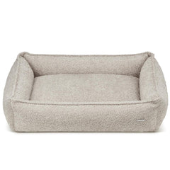 BUKLAA Light Beige Boucle Luxury Dog Bed by Labbvenn