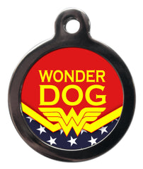 Wonder Dog Superhero Dog Tag