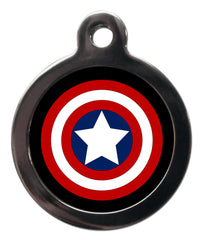 Captain America Superhero Dog Tag - Design 3