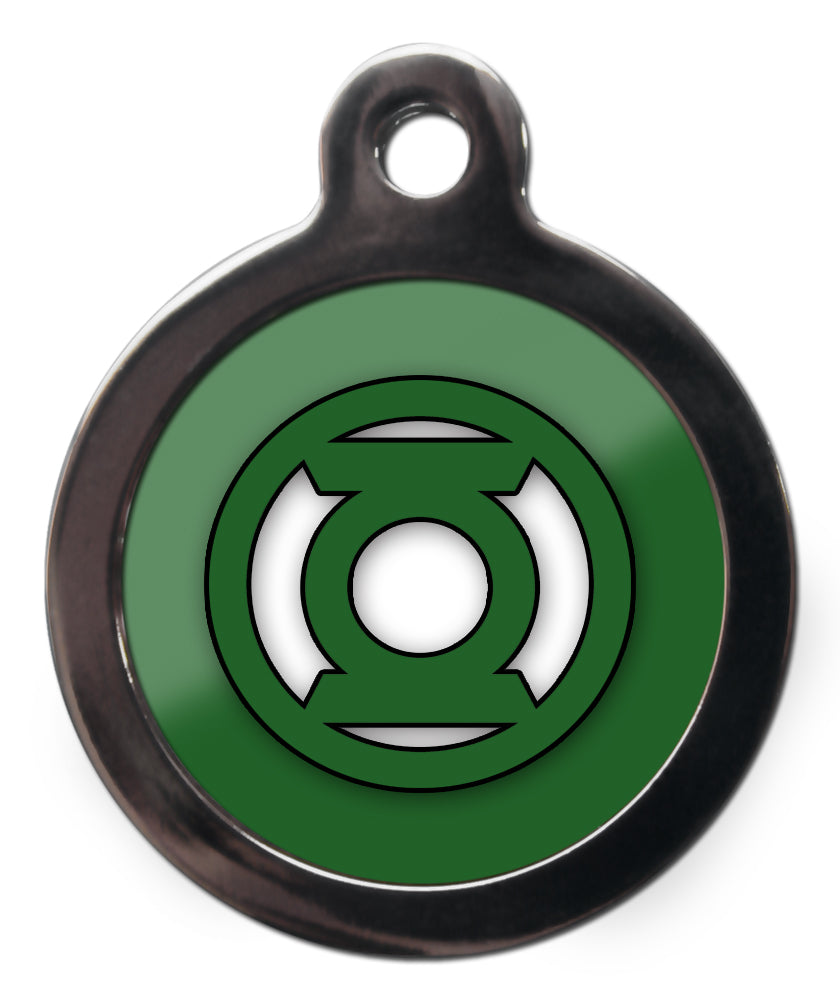 Green Lantern Superhero Dog Tag