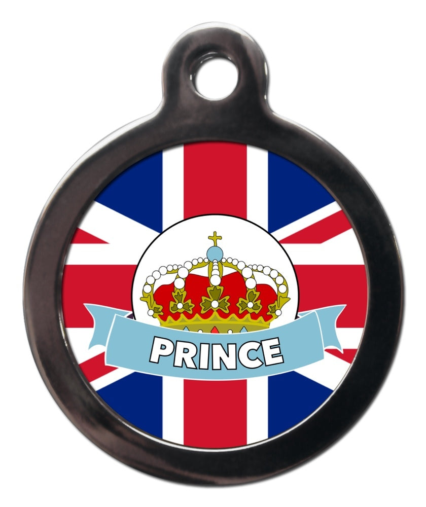 Prince Royal Wedding Theme Dog ID Tag