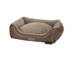 Scruffs Chateau Box Dog Bed Latte