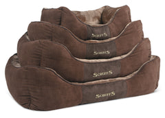 Scruffs Chester Box Bed Chocolate | Luxury Dog Beds