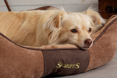Scruffs Chester Box Bed Chocolate | Luxury Dog Beds
