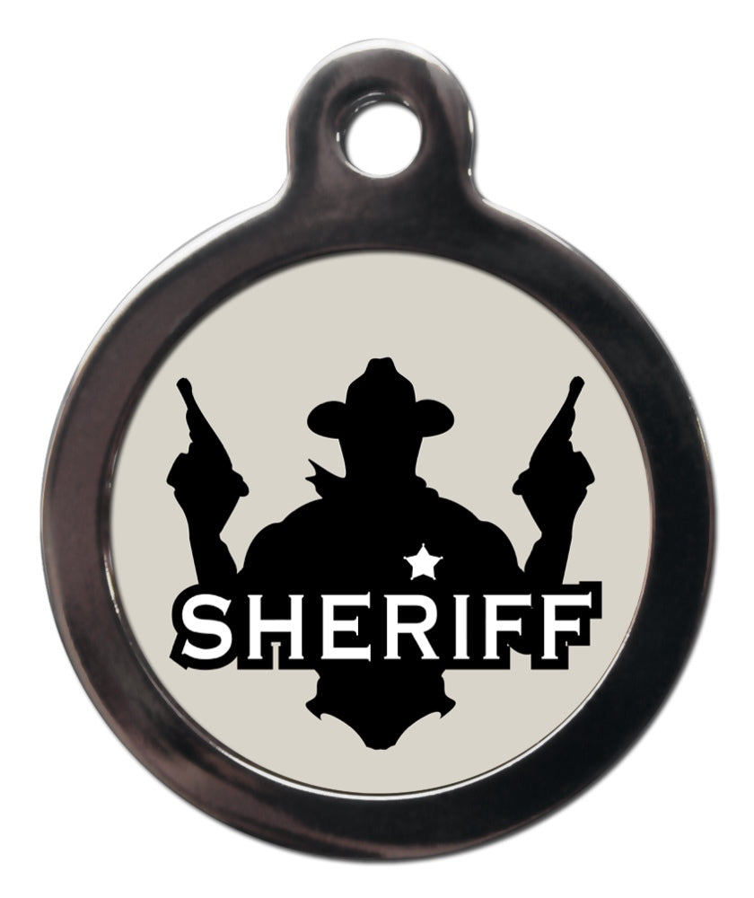 Sheriff Dog ID Tag