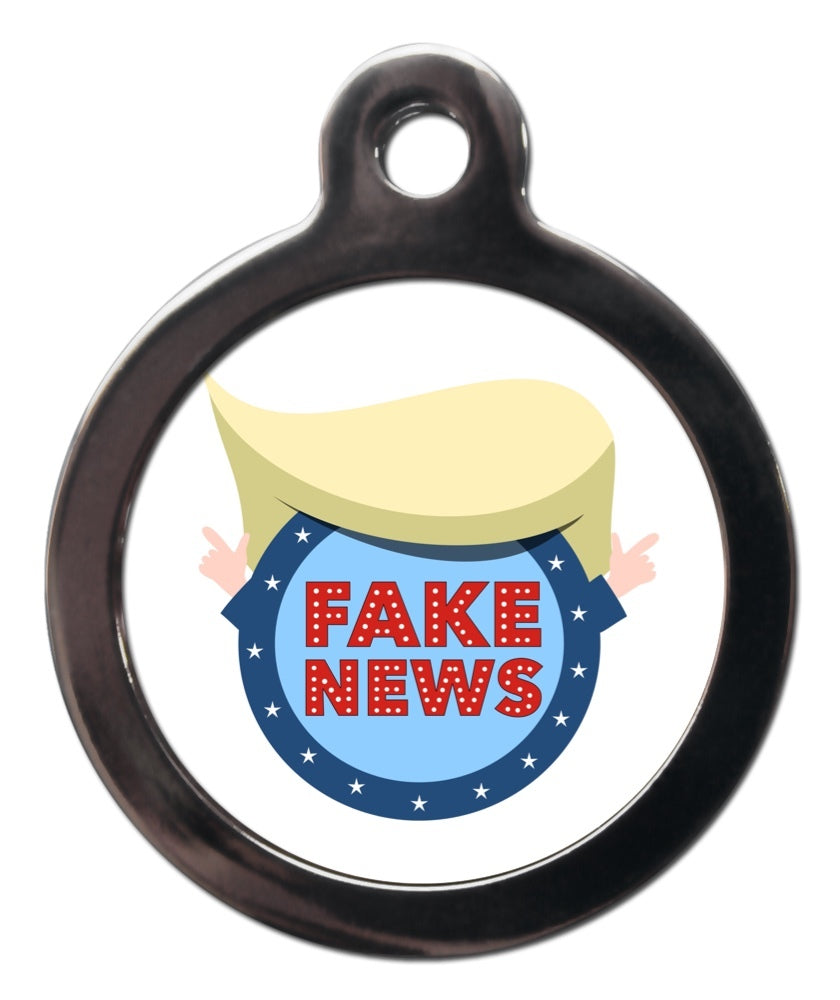 Fake News - Donald Trump Dog ID Tag