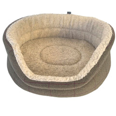 Country Berry Oval Dog Bed by Hem And Boo