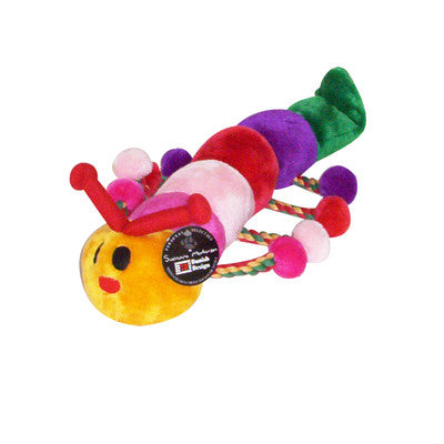 Cleo the Caterpillar Plush Dog Toy by Danish Design