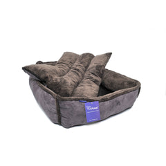 Slate Grey Fleece Cradle Dog Bed XXL | Giant Dog Beds