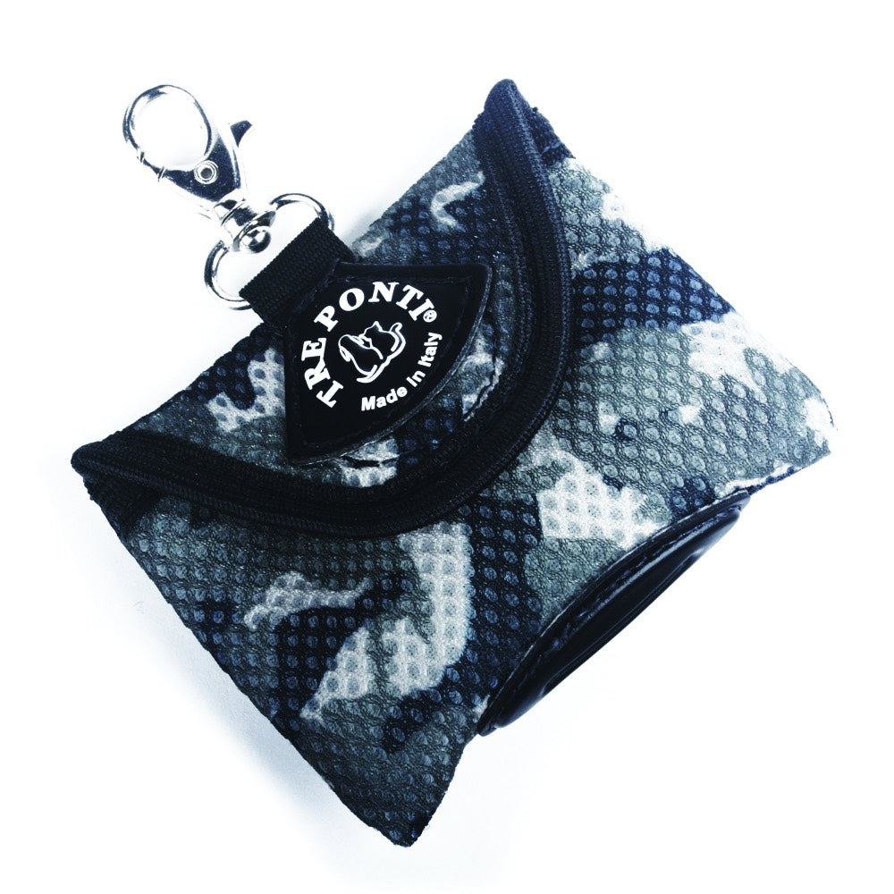 Tre Ponti Grey Camo Mesh Poo Bag Dispenser