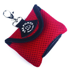 Tre Ponti Red Mesh Poo Bag Dispenser