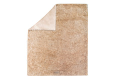 Bowl and Bone Nap Brown Fur Dog Blanket