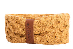 Bowl and Bone Luxury Chimney Dog Scarf Mustard