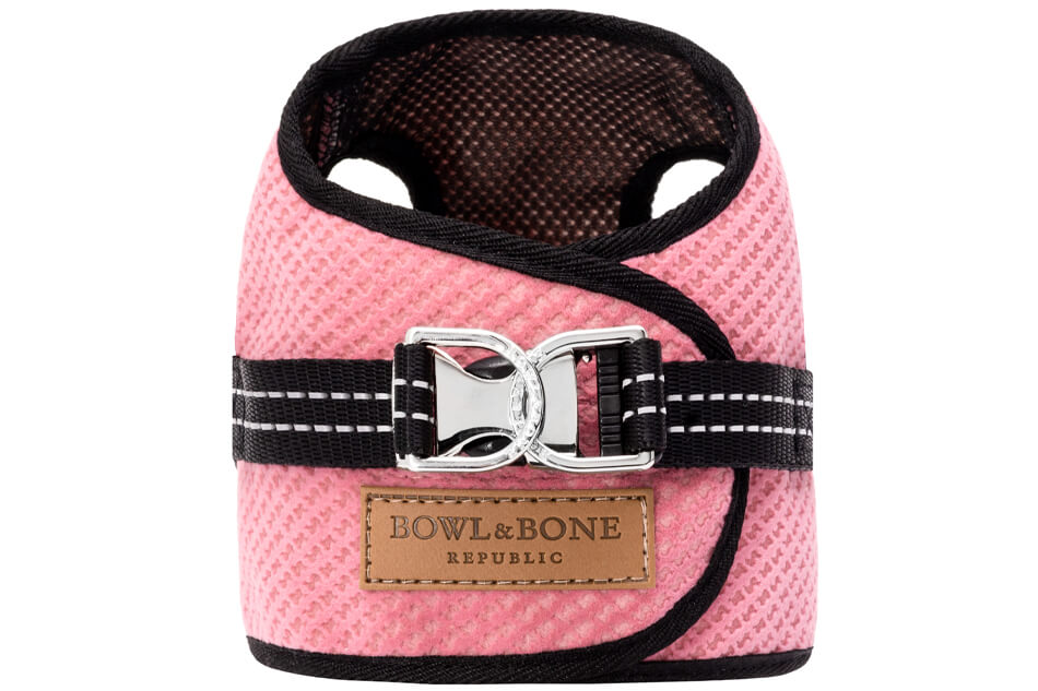 Bowl and Bone Rose Pink Soho Dog Harness