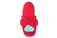 Bowl and Bone Cloud Coral Dog Hoodie