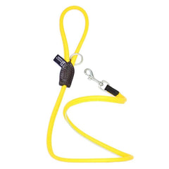 Dogs & Horses Soft Rolled Leather Leads Yellow