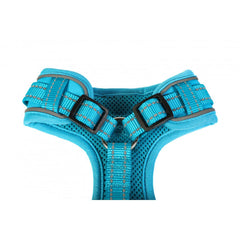 Doodlebone Adjustable Airmesh Dog Harness - Aqua Blue