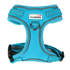 Doodlebone Adjustable Airmesh Dog Harness - Aqua Blue